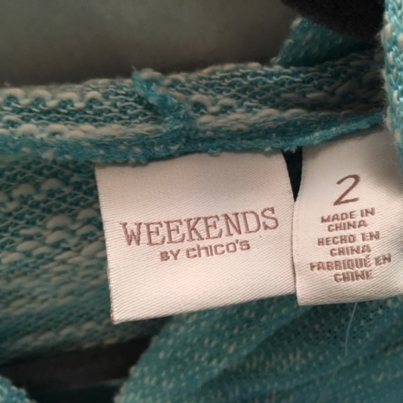 Weekends by Chico LOMA LS Jacket Size 2 NEW - Picture 4 of 8